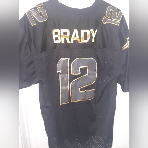 Tom Brady New England Patriots #12 NFL Black & Gold Jersey XXXL - Picture 2 of 6